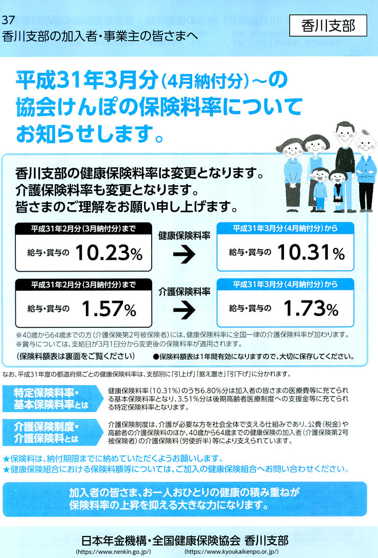 料率 社会 保険